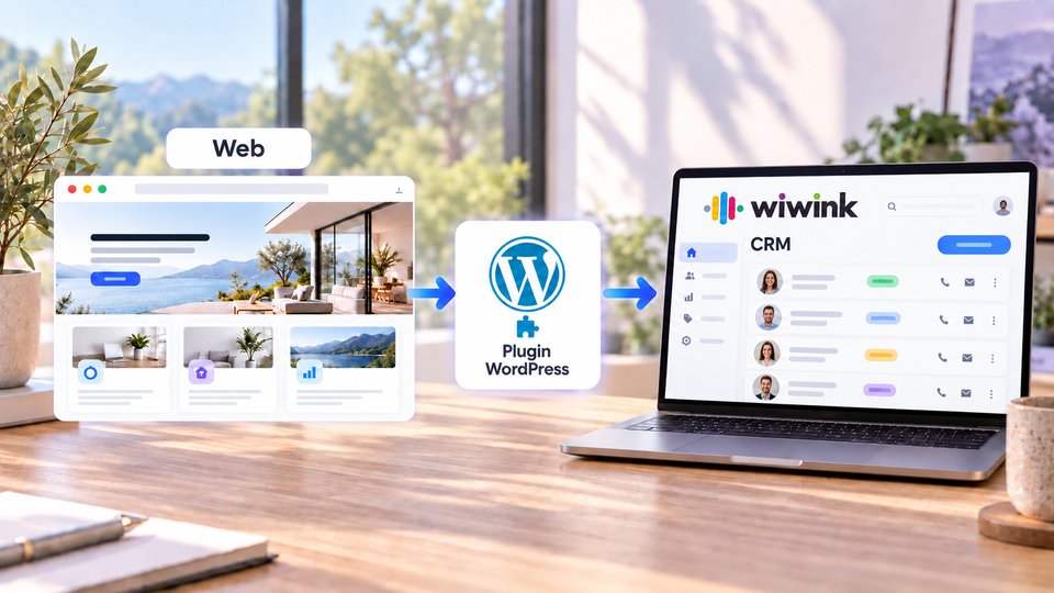 How WordPress connects to the wiwink CRM