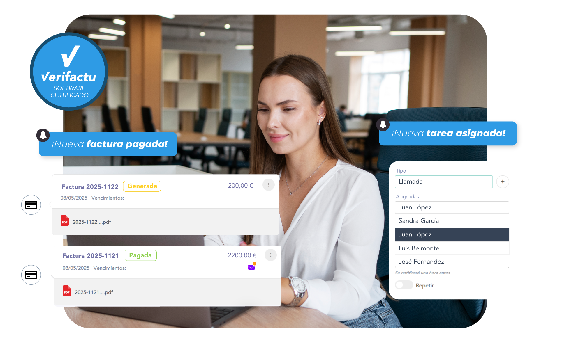 CRM + Software de gestión