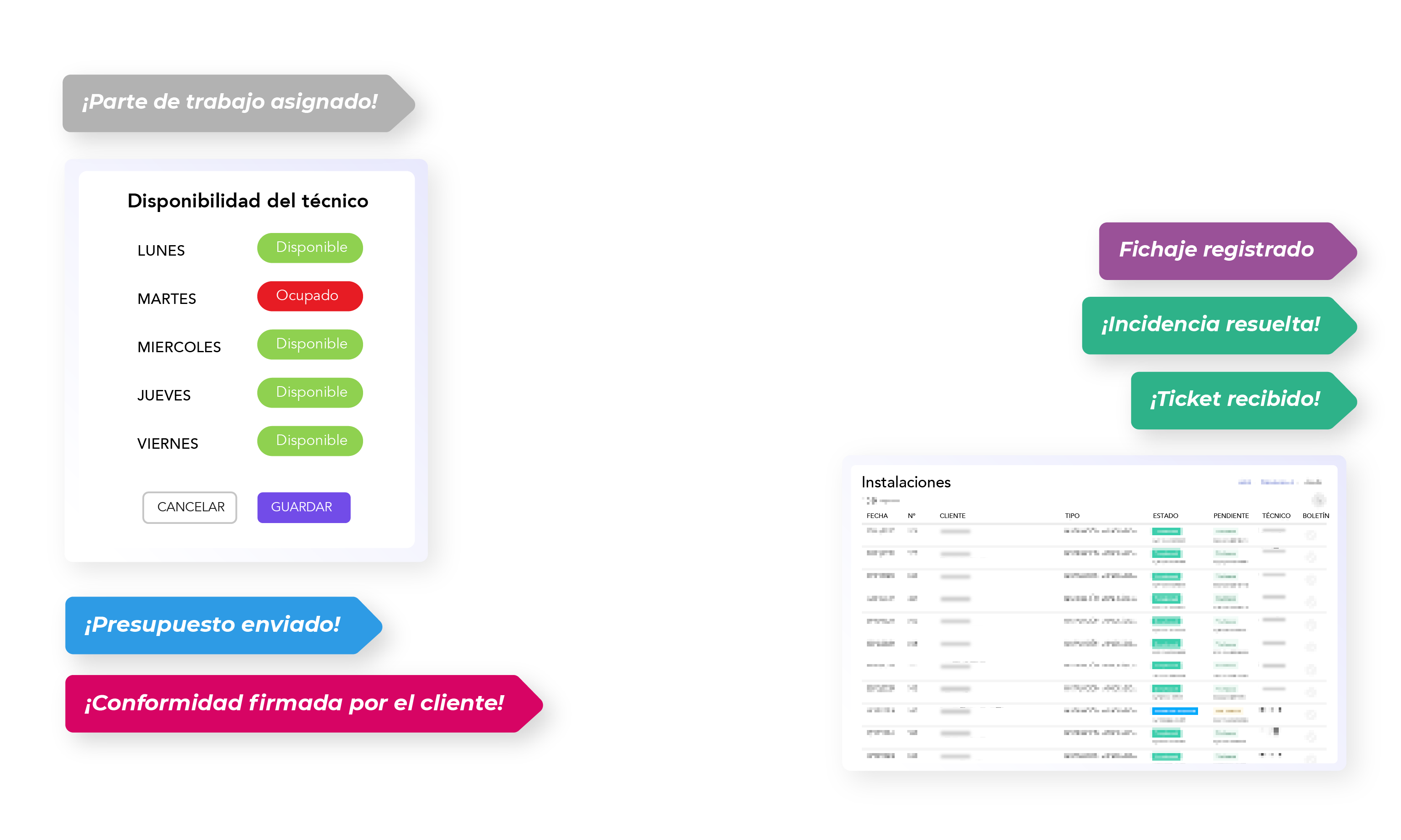 CRM para empresas de construcción y reformas wiwink - Hover