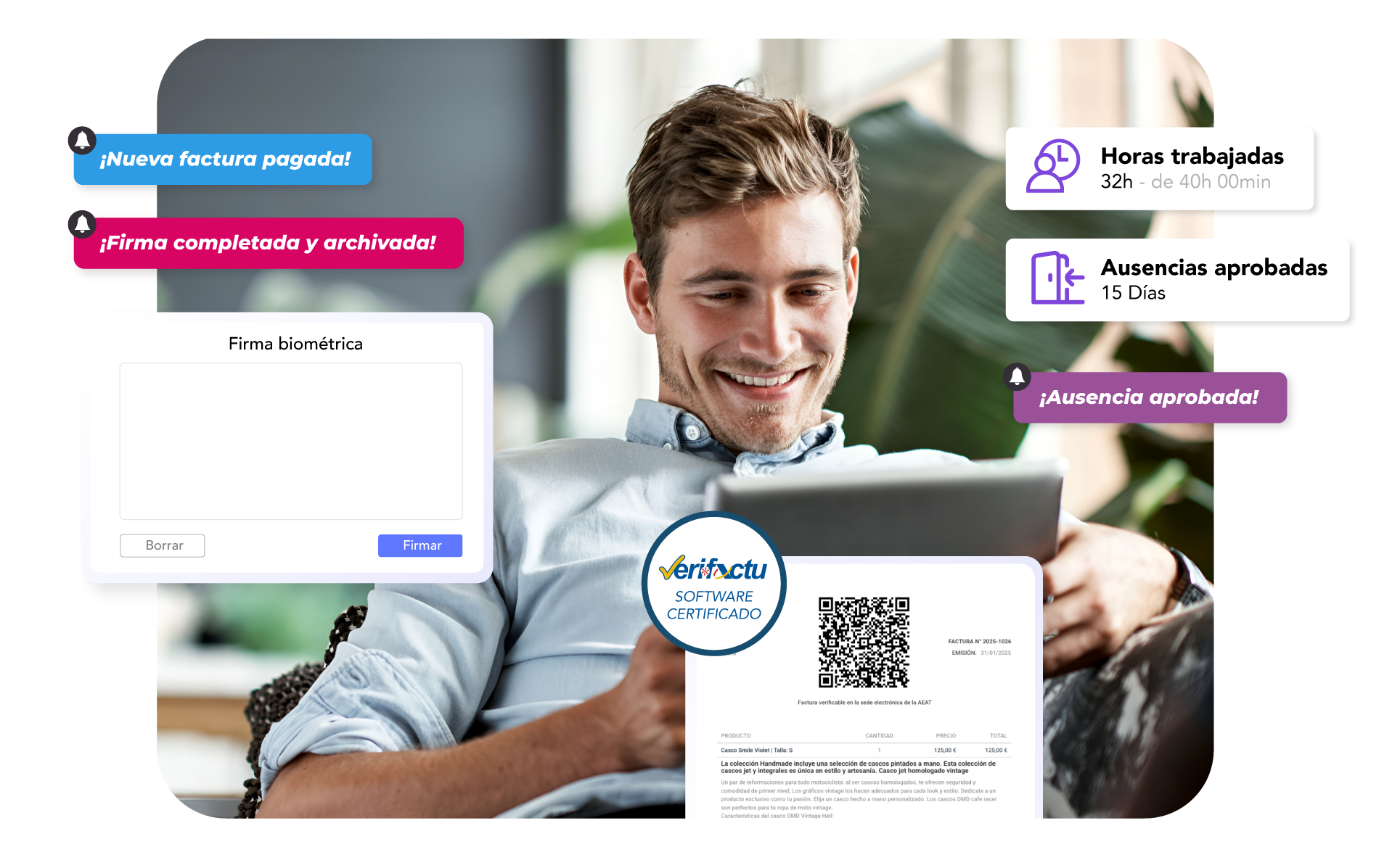 CRM + Gestión + Firmas y Personas