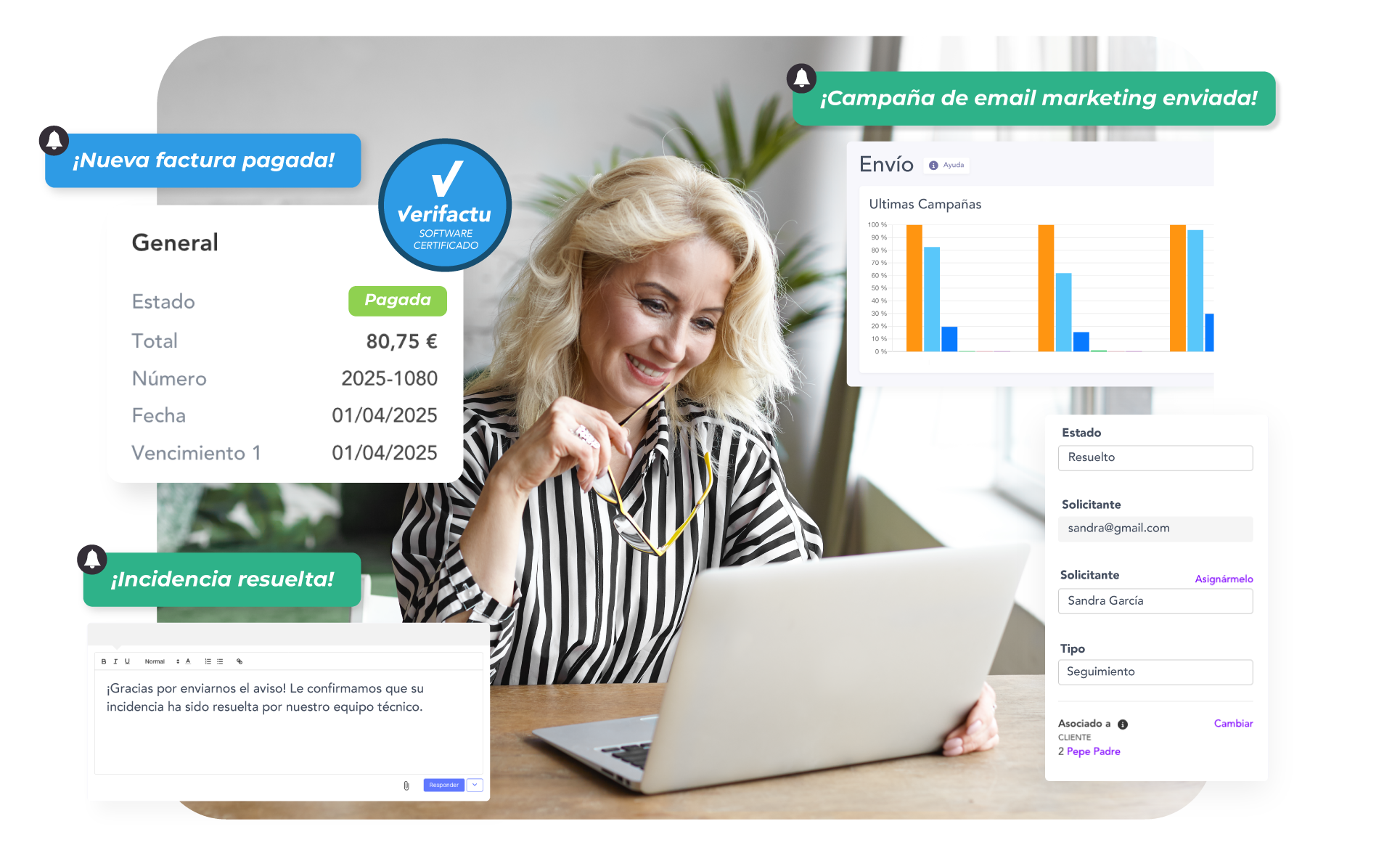 CRM + Software de gestión