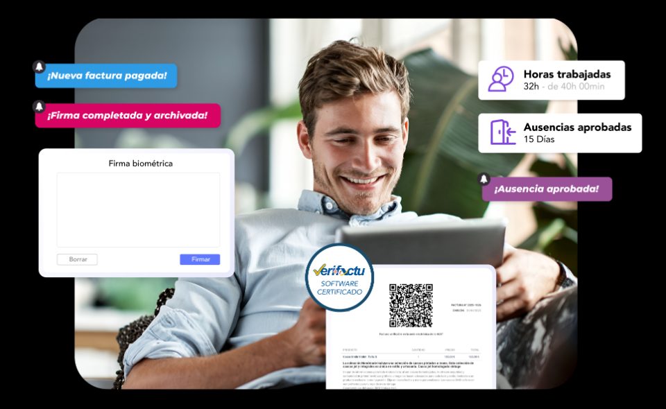CRM, firma digital y control horario en wiwink