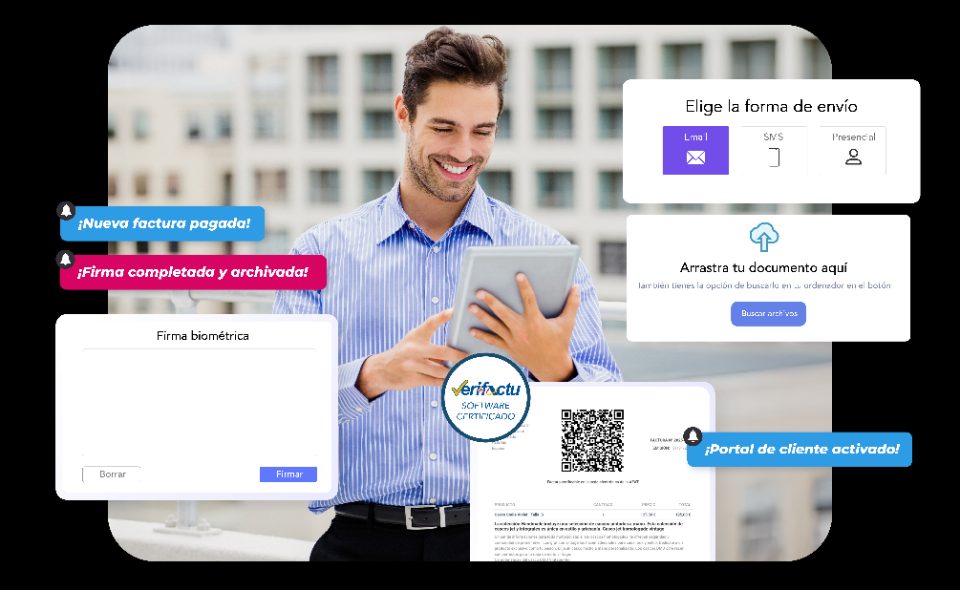 CRM y firma digital en wiwink